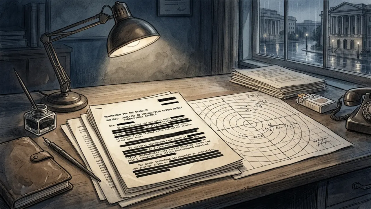 CIA OSI: Ralph Clark Advises Deputy Director That UFO Radar-Visual Reports Are Verified