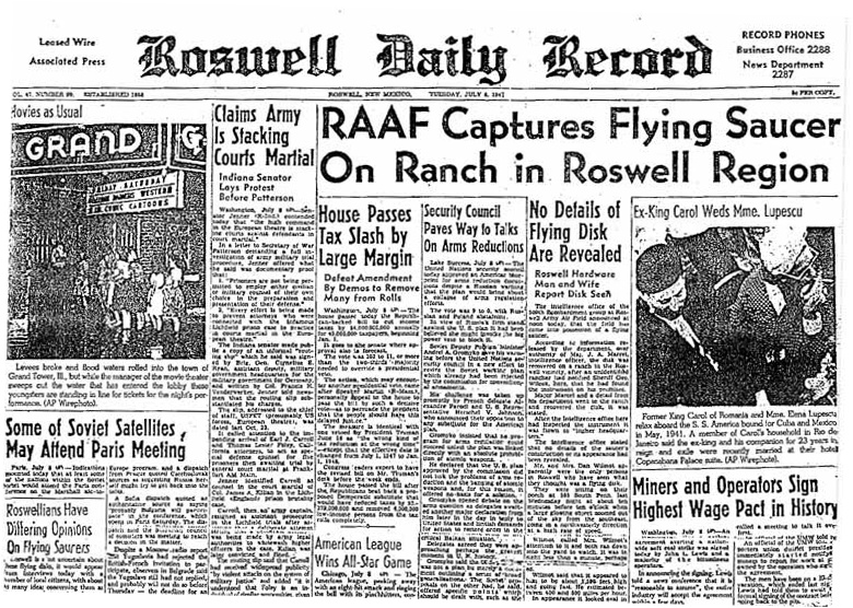 Roswell Crash in New Mexico